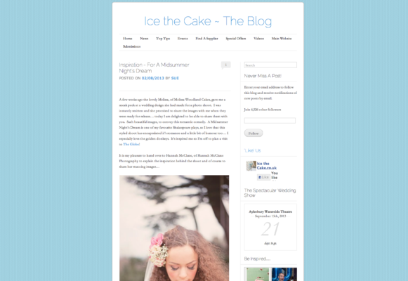 Ice the cake blog Pennyhill Park wedding