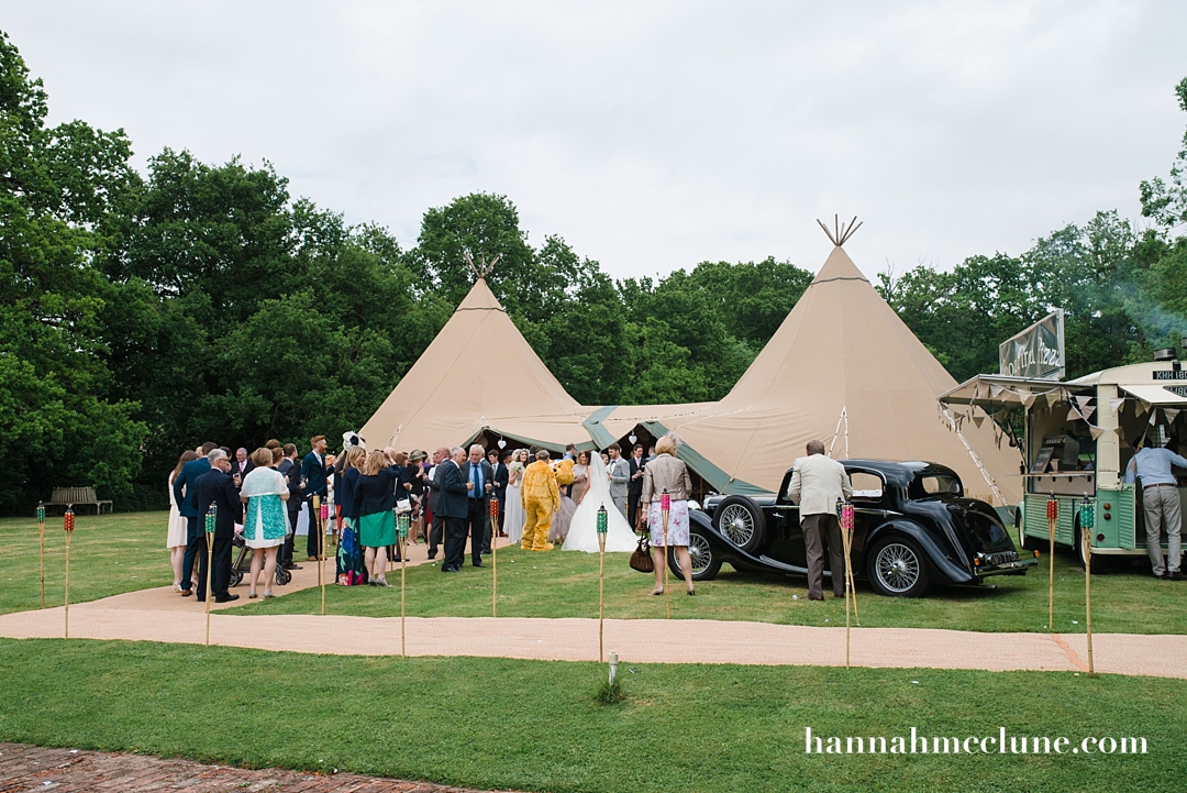 Tipi teepee tent wedding photographer Berkshire-40
