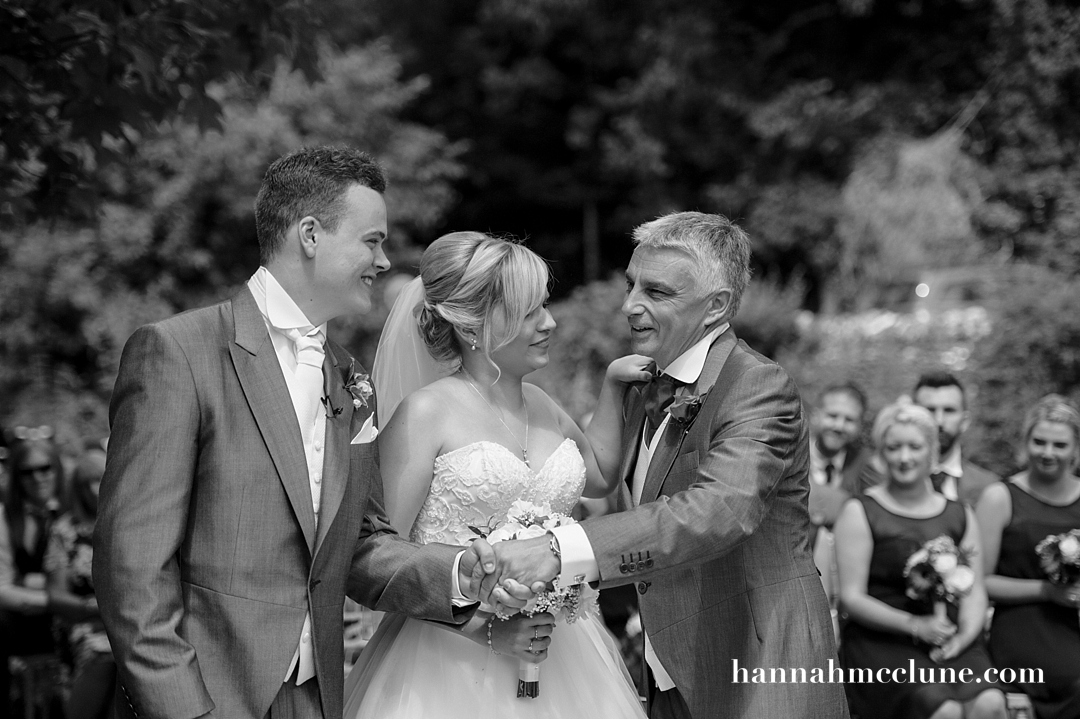 outdoor wedding ceremony
