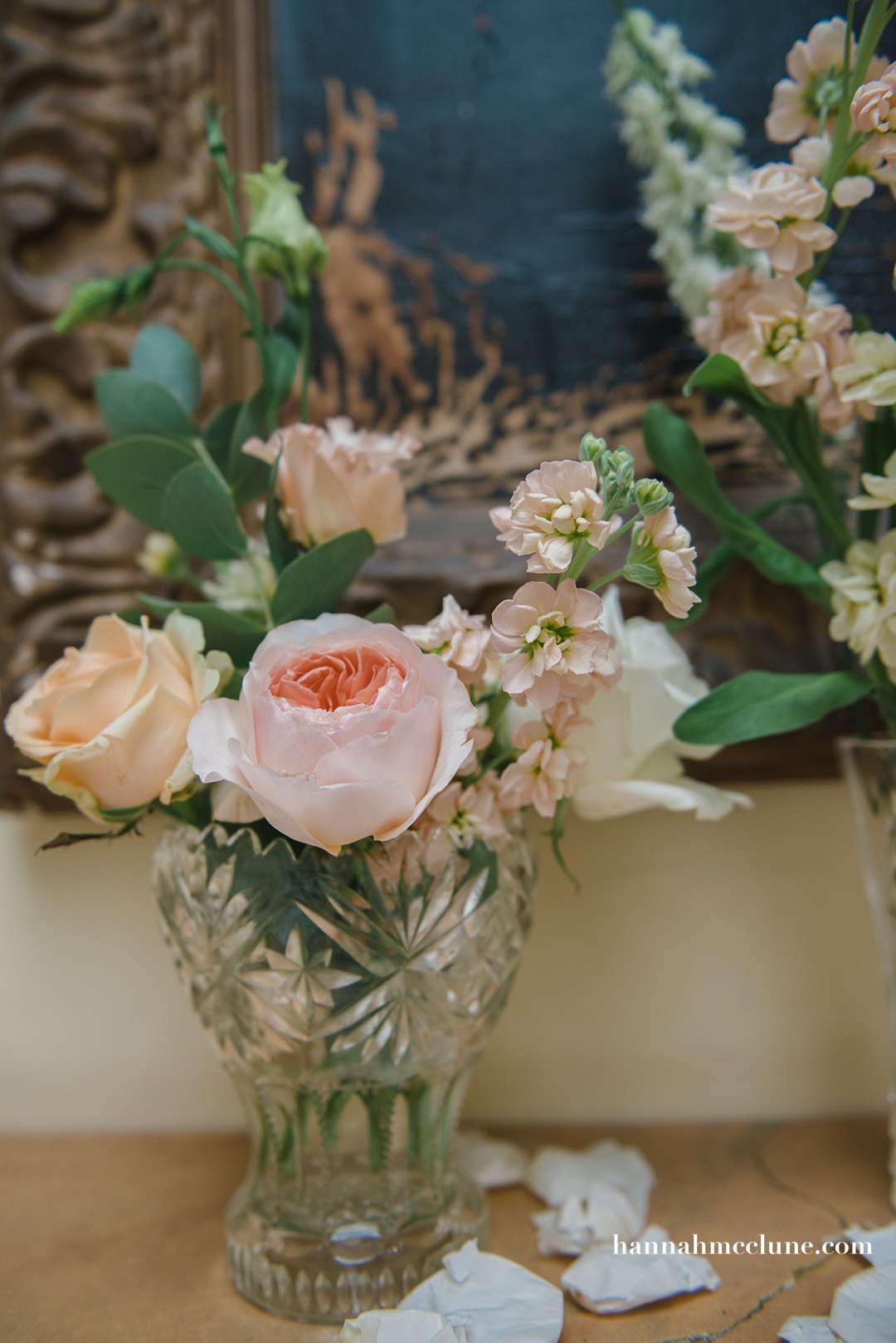 david austin roses, flowers by Tarnia Williams