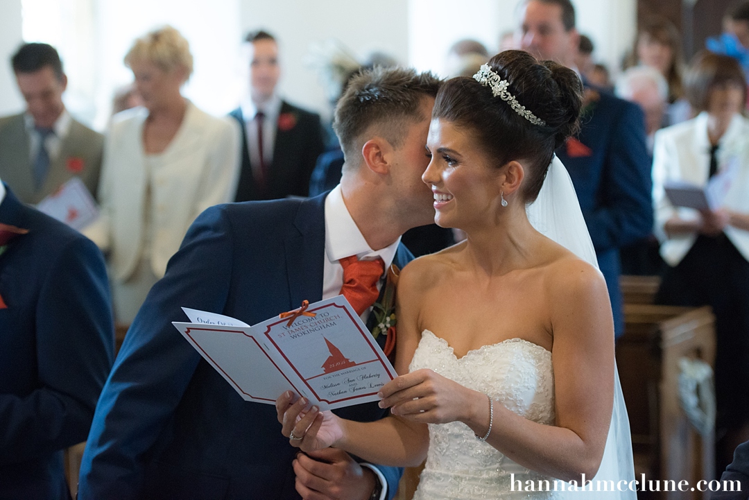 Barkham church wedding