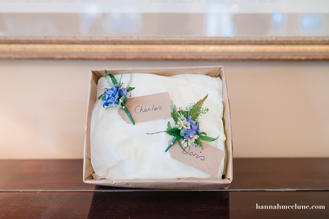 Bluebell corsages
