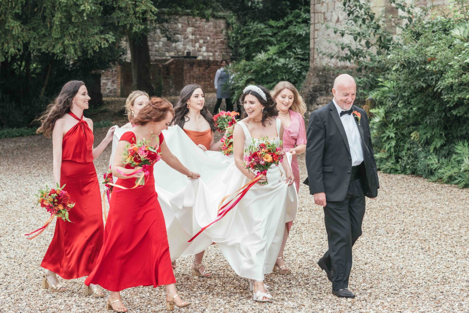 Colourful Wedding at Farnham Castle